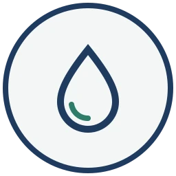 Water damage restoration icon